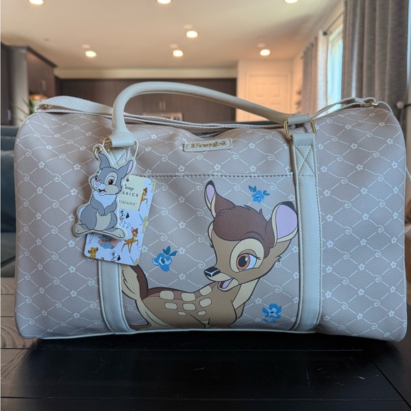 Disney Bambi Travel Bag Set - Cream and Blue - Picture 3 of 9